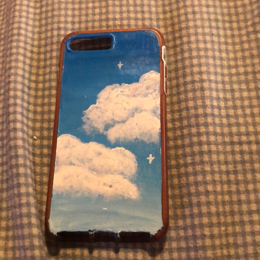 Apple phone case (painted)